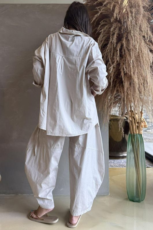 Paloma French Tuck Shirt Stone